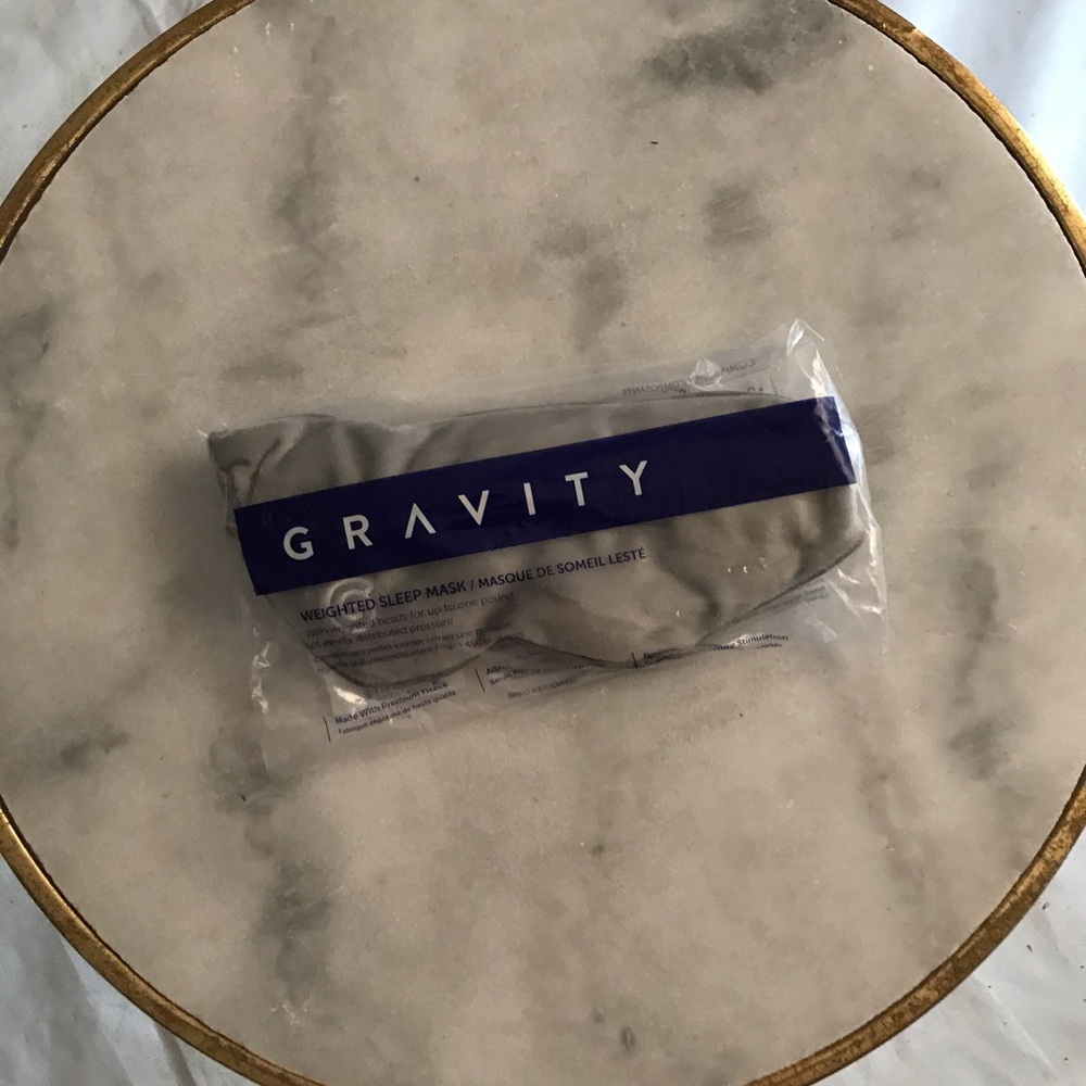 Gravity blanket brand weighted sleep mask